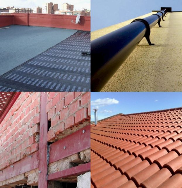 otros trabajos, impermeabilizaciones, canalizaciones, refuerzos estructurales, tejados, cubiertas